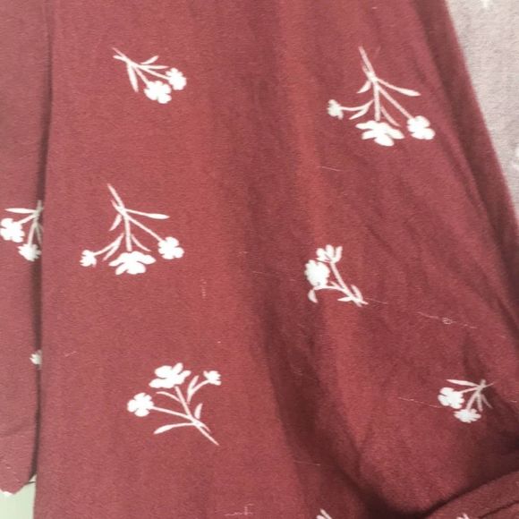 Lottie Moss cropped tie front peplum top sz S - Picture 3 of 5